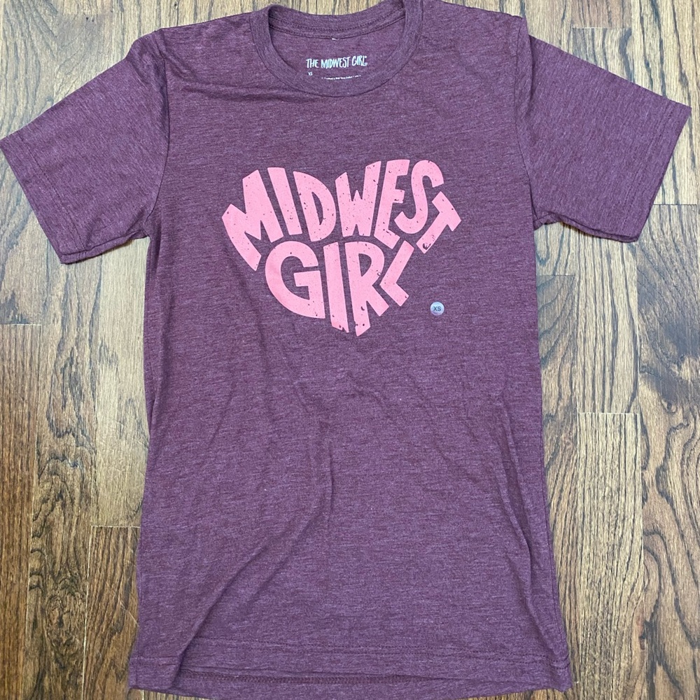 New Midwest Girl Tee‎ T-shirt Size XS